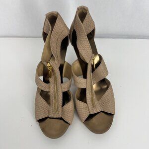 Michael Michael Kor Snake Skin Heels - 10